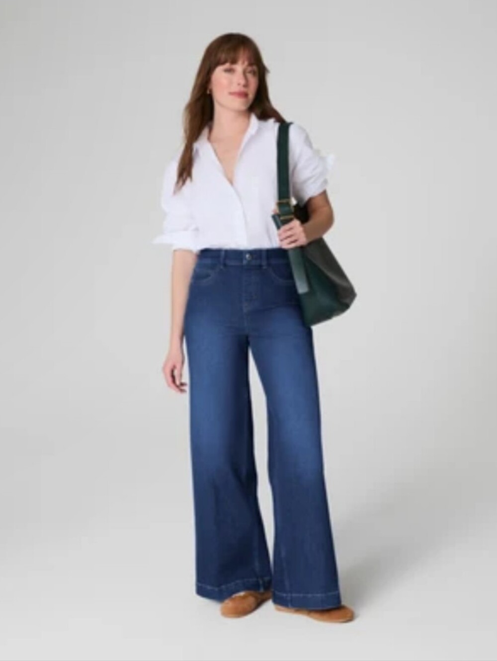 NWT SPANXshape Original EveryWear Wide Leg Jeans